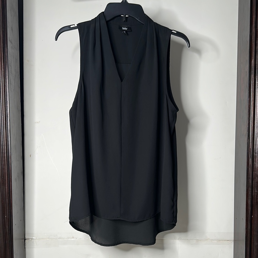 Sleeveless High Low Sheet Tunic